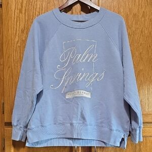 Abercrombie & Fitch Palm Springs Soft Collection Embroidered Crew Sweatshirt